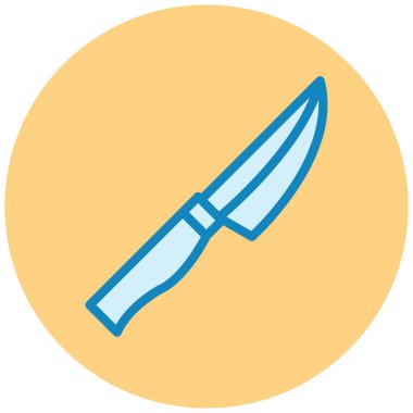 Bıçak. Web simgesi basit illüstrasyon