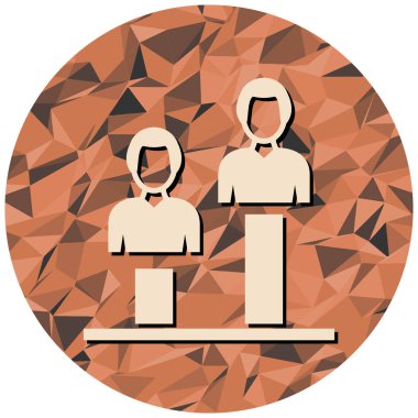 iş insanları ikon vektör illüstrasyon tasarımı