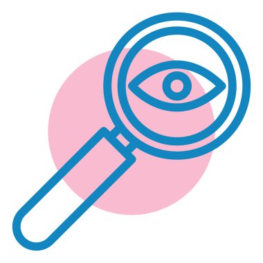 Ara. Web simgesi basit illüstrasyon