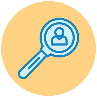 Arama simgesi vektör illüstrasyonu