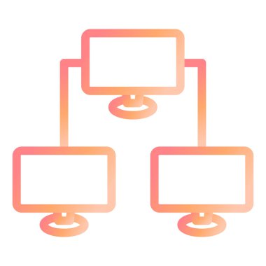 Ağ modern simge vektör illüstrasyonu 