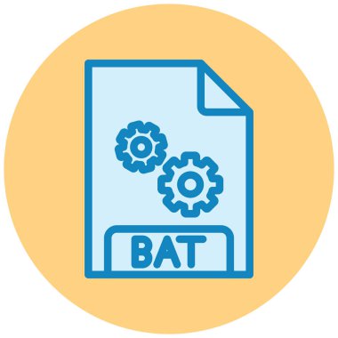 dosya biçimi simgesi, vektör illüstrasyonu basit tasarım