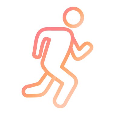 adam çalışan simge vektör illüstrasyon