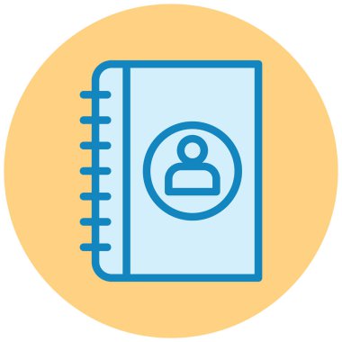 Kitap. Web simgesi basit illüstrasyon