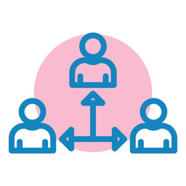 İnsan simgesinin vektör illüstrasyonu