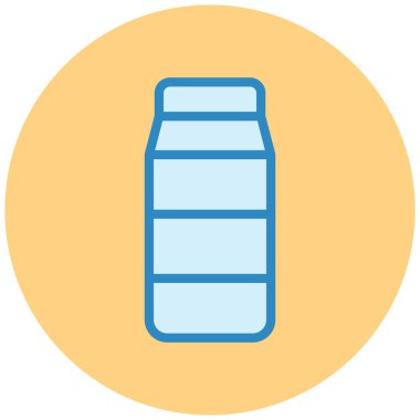 şişe simgesi, vektör illüstrasyonu basit tasarım