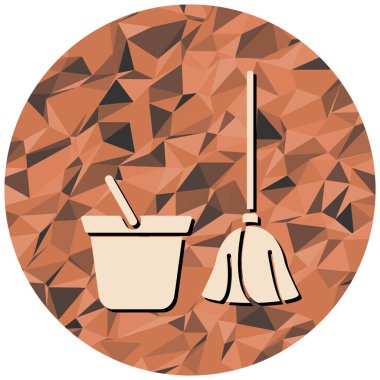 Kürek simgesi, vektör illüstrasyonu