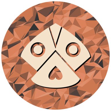 Cadılar Bayramı. Web simgesi basit illüstrasyon