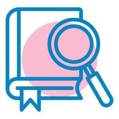 Ara. Web simgesi basit illüstrasyon