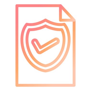 Yasal Belge modern simge vektör illüstrasyonuName 