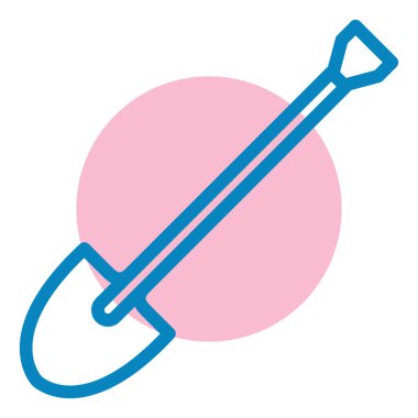 Kürek. Web simgesi basit tasarım