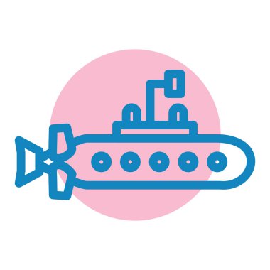 Gemi. Web simgesi basit illüstrasyon