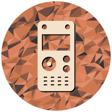 cep telefonu simgesi. vektör illüstrasyonu