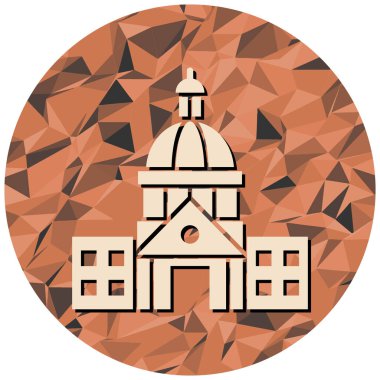 Bir binanın vektör illüstrasyonu