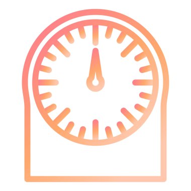 Mutfak Zamanlayıcısı modern ikon vektör çizimi 