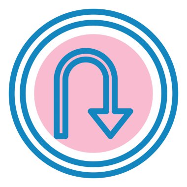 Ok. Web simgesi basit illüstrasyon