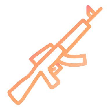 Silah. Web simgesi basit illüstrasyon