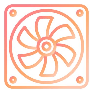 Hayran ikonu. vektör illüstrasyonu