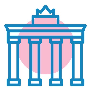 Bina. Web simgesi basit tasarım