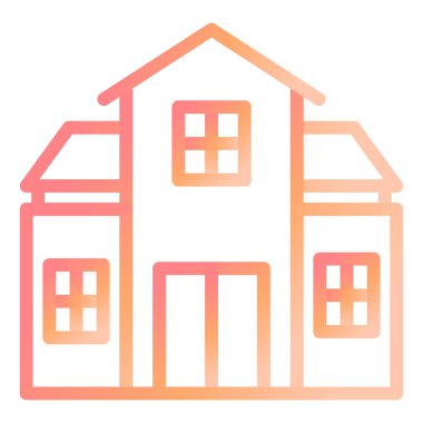 Okul çağdaş ikon vektör illüstrasyonu 