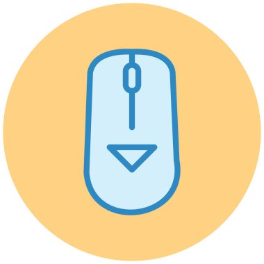 Fare. Web simgesi basit illüstrasyon