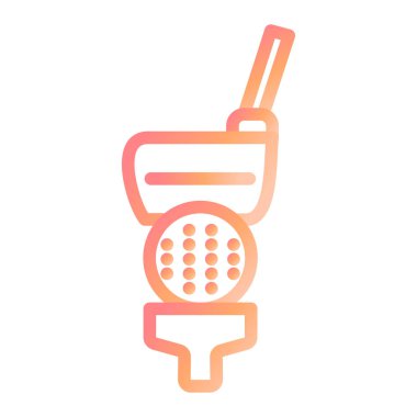 golf kulübü ekipmanı ikon vektörü