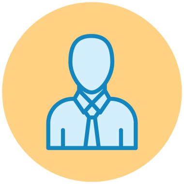 avatar. Web simgesi basit illüstrasyon