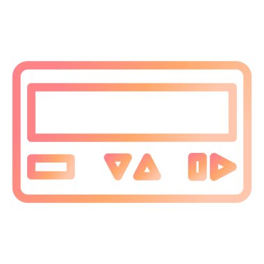 Kredi Kartları. Basit illüstrasyon