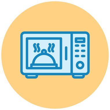 Fırın. Web simgesi basit illüstrasyon