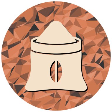 Gıda simgesinin vektör illüstrasyonu