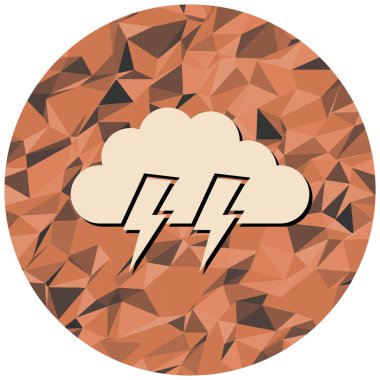 bulut simgesi, vektör illüstrasyonu