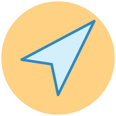 Ok. Web simgesi basit illüstrasyon