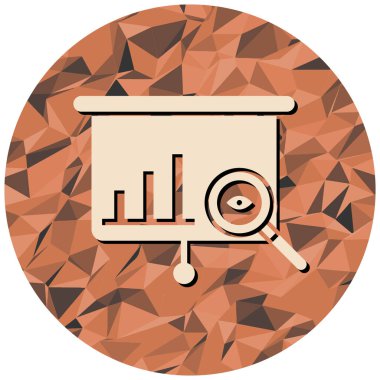 iş ve finans düz vektör simgesi