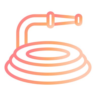 Hosepipe modern simge vektör çizimi 