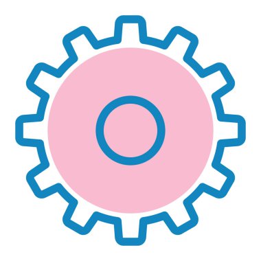 Teçhizat Web simgesi basit illüstrasyon