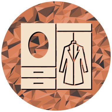 Bir erkeğin gömleğinin vektör çizimi