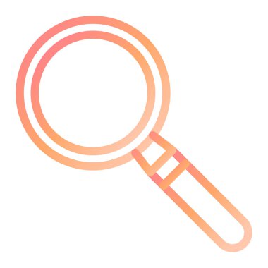 Büyüteç. Web simgesi basit illüstrasyon 