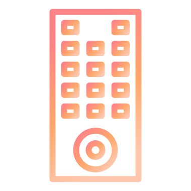  Uzaktan Erişim modern simge vektör çizimi 