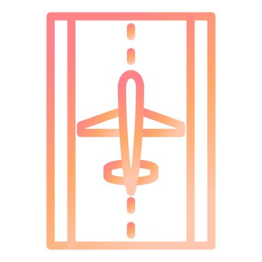 Kaçak. Web simgesi basit tasarım