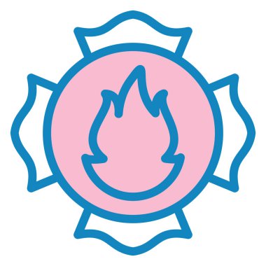 Ateş Ateşi. Basit illüstrasyon