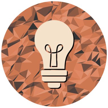 Fikir simgesinin vektör illüstrasyonu