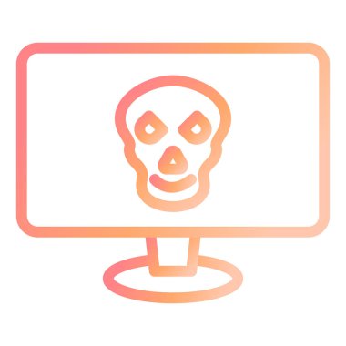 Virüs modern simge vektör illüstrasyonu 