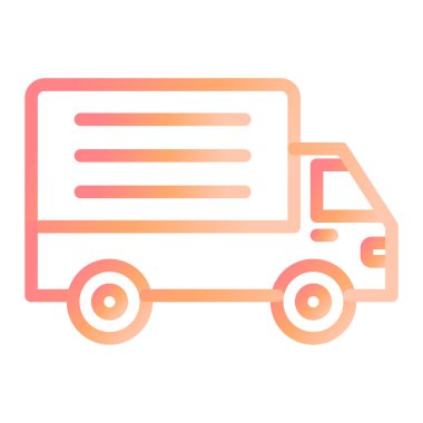 kargo kamyonu. Basit tasarım