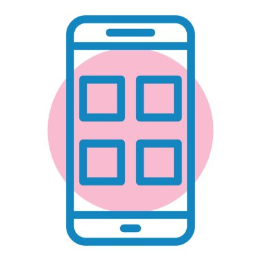 Cep telefonu. Basit resimleme