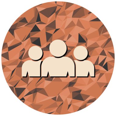 İnsan kaynakları simgesi. düz dizayn biçimi 10