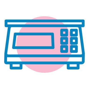 Teçhizat. Web simgesi basit illüstrasyon