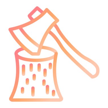 Balta. Web simgesi basit illüstrasyon