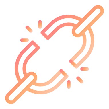 Zayıflık modern ikon vektör çizimi 