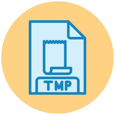 dosya biçimi simgesi, vektör illüstrasyonu