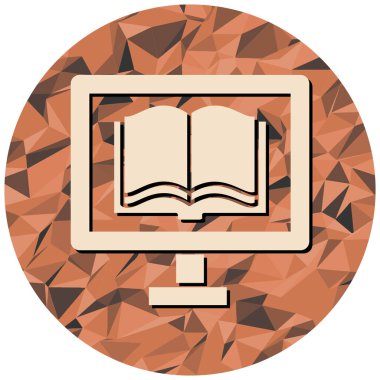 kitap simgesi, vektör illüstrasyonu